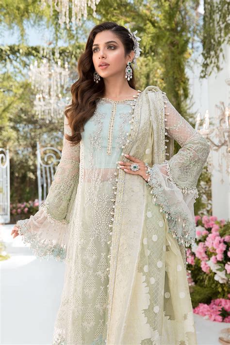 Best Eid Women Dresses Maria B Mbroidered Eid Collection