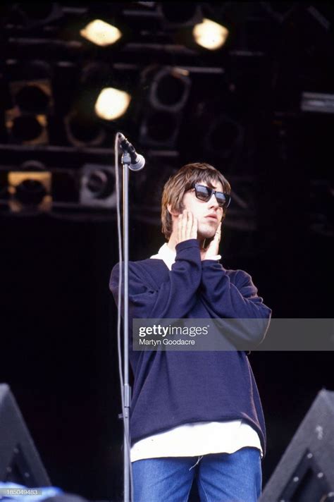 Liam Gallagher Of Oasis Performs On Stage At Glastonbury United