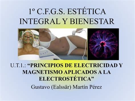 Principios De Electricidad Y Magnetismo Aplicados A La Electroest Tica