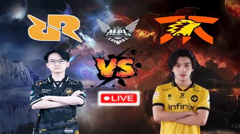 Nonton Mpl S Rrq Vs Fnatic Onic Leg Youtube