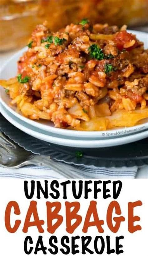 Unstuffed Cabbage Casserole Spend With Pennies