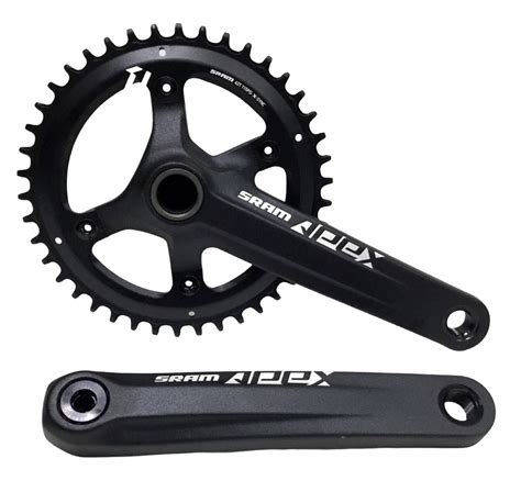 Sram Apex 1 Crankset 11 Speed 42t 172 5mm 24mm Gxp Spindle 1x11 Black Ebay