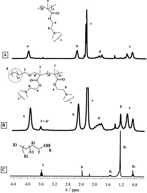 1 H Nmr Spectra Cdcl 3 300 Mhz Of A Dma Homopolymer B Download Scientific Diagram