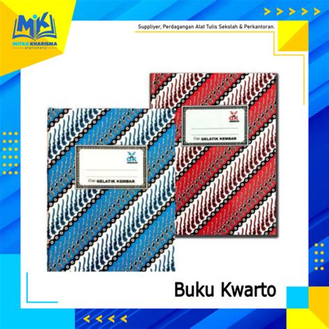 Jual Buku Tulis Batik Hardcover Ukuran Kuarto Quarto Kwarto Gelatik