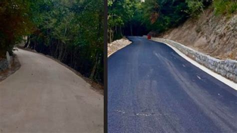 Sanza Continuano I Lavori Della Strada Che Conduce Sul Monte Cervati