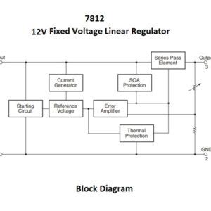 L7812CV Linear Voltage Regulator Ielectrony