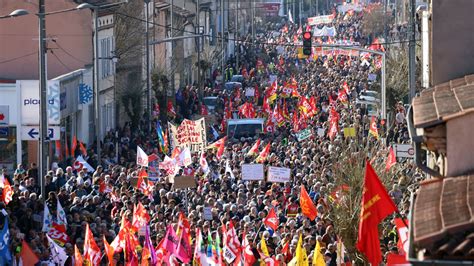 Grève du 16 février la CGT annonce 1 3 million de manifestants en