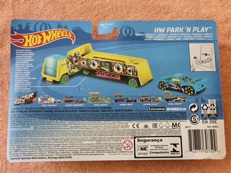 Hot Wheels Super Rigs Hw Park N Play Detachable Trailer Race