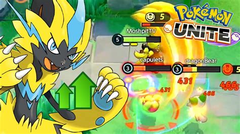 Zeraora S Wild Charge Buff Is Unfair Pokemon Unite Zeraora Youtube