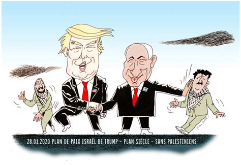 Middle East Peace According To Trump Cartooning For Peace