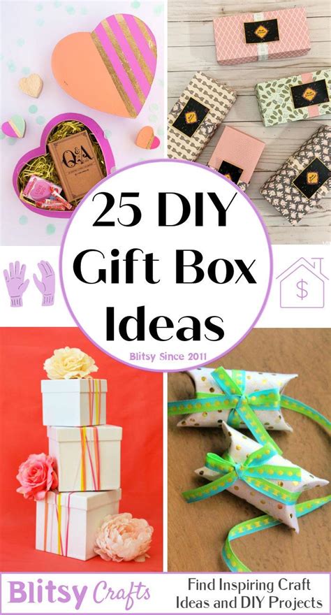 25 DIY Gift Box Ideas (Printable Box Template) - Blitsy