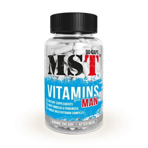 MST® Vitamins for MEN | Вітаміни для чоловіків + Трібулус 90 капсул