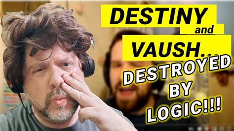 Destroying Vaush And Destiny Youtube