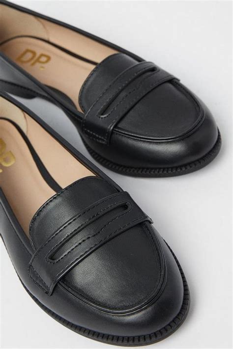 Flats Wide Fit Lara Penny Loafers Dorothy Perkins