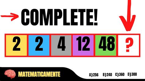 MATEMÁTICA E RACIOCOÍNIO LÓGICO SERÁ QUE VOCE ACERTA ESSA MATEMATICA