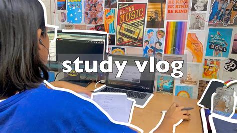 STUDY VLOG A Productive Day In My Life College Finals Prep YouTube