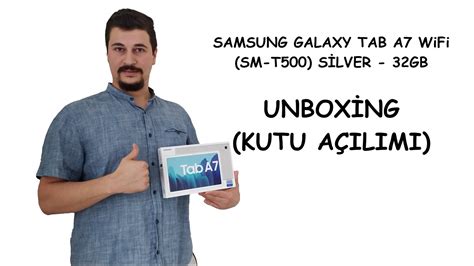 Samsung Galaxy Tab A Wifi Sm T S Lver Gb Unbox Ng Kutu