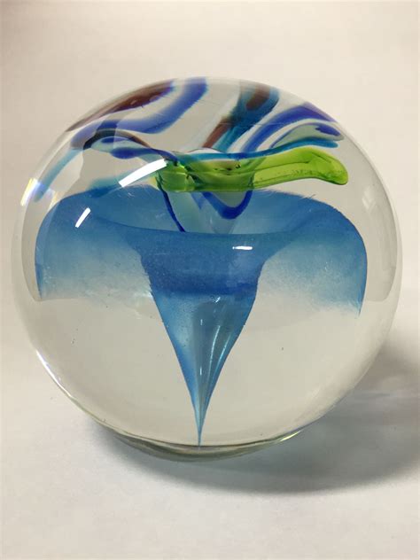 Hand Crafted Glass Paperweights by Wolf-Mattick Glass Studio ...