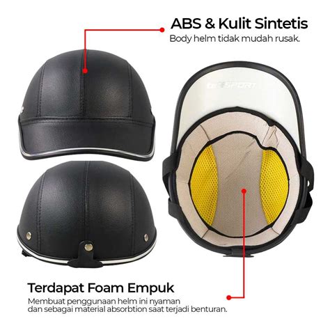 TaffSPORT Helm Catok Sepeda Listrik Model Baseball Cap 1074 Black