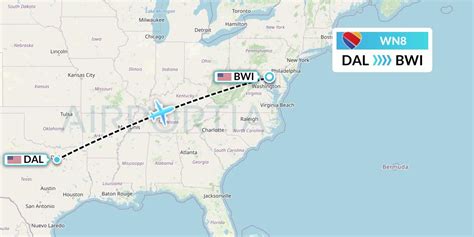 WN8 Flight Status Southwest Airlines Dallas To Baltimore SWA8