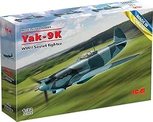 ICM ICM32091 1 32 Yak 9K WWII Soviet Fighter Scale Model Kit Amazon