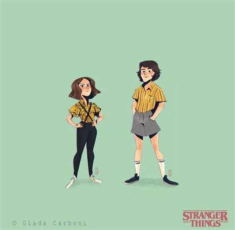 Fan Art De Stranger Things Terceira Temporada Eleven E Mike Strangerthings3 Strangerthings