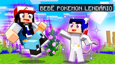 Minecraft Mas Virei Um Pok Mon Lend Rio Beb Youtube