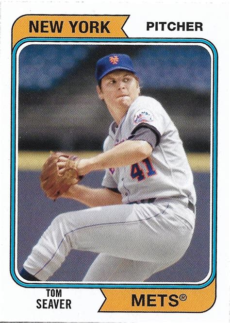 Tom Seaver 2020 Topps Archives 195 New York Mets Baseball Card