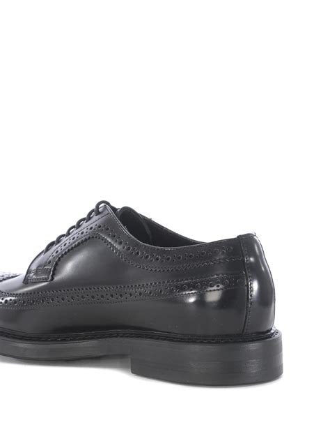 Lace Ups Shoes Doucal S Brushed Leather Lace Up Derby Brogues