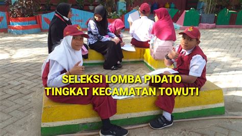 PESERTA TERMUDA DARI SDN 275 LIOKA IKUT SELEKSI LOMBA PIDATO TINGKAT