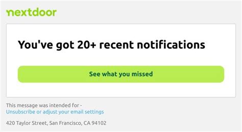 Nextdoor Local Business Hey You Ve Got Unread Notifications
