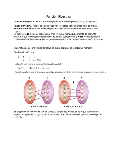Función Biyectiva Pdf