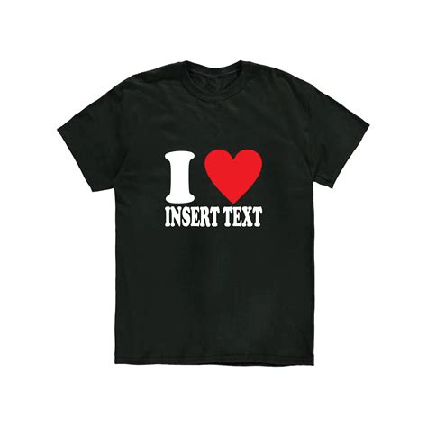 Customizable Text I Heart T Shirt Stargazer