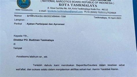 Viral Bnn Tasikmalaya Kirim Surat Ke Po Bus Budiman Isinya Minta