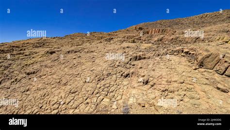 Columnar Jointing Structures Of Punta Baja Lava Flows Volcanic Rocks