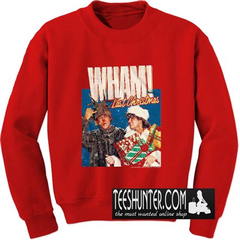 George Michael Last Christmas WHAM Sweatshirt