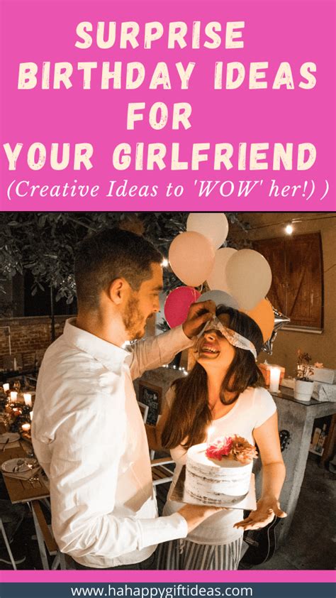 14 Surprise Birthday Ideas For Girlfriend Ideas To Wow