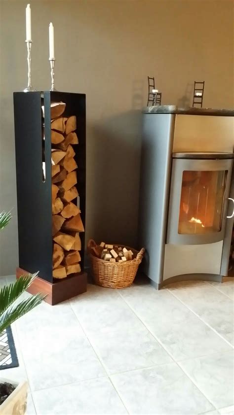 Firewood storage indoor diy ideas homemade | Range bois intérieur ...