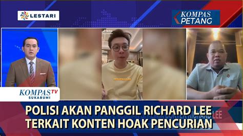 Polisi Akan Panggil Richard Lee Terkait Konten Hoak Rekayasa Pencurian