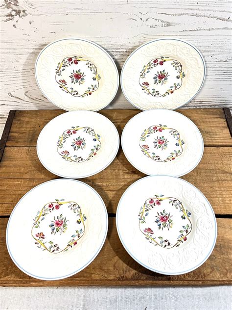 Vintage Wedgwood Patrician Argyle Plates Replacement Etsy