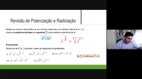 RevisÃo De FunÇÃo Exponencial Youtube