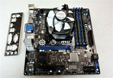 MSI B85M-E45 MS-7817 Mainboard 1150 Intel B85 Inkl. CPU i5 @ 3,50Ghz ...