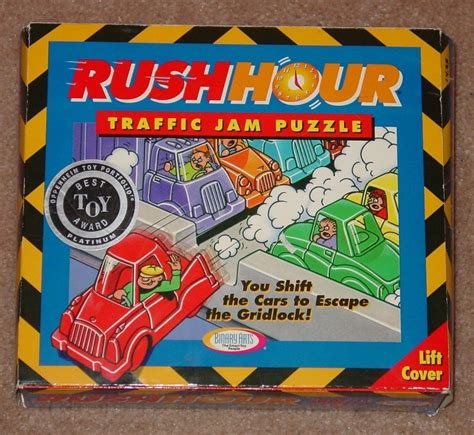 RUSH HOUR GAME TRAFFIC JAM PUZZLE GAME 1996 BINARY ARTS COMPLETE EXCELLENT - Brain Teasers ...