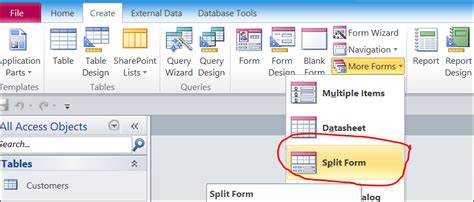 How To Create A Split Form In Access Iaccessworld