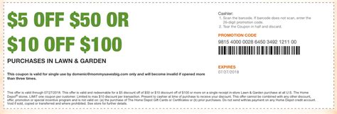 Emailed Home Depot coupon for 15 percent off | FreeROMS.com - Worksheets Library