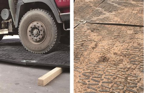 durable mobile dura mats ground protection mats suitable  muddy
