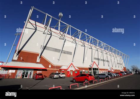 A General View Outside Of The Alexandra Stadium Gresty Road Crewe