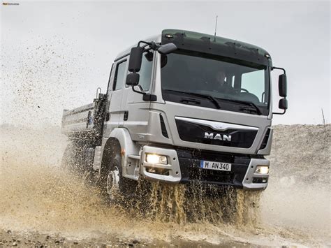 MAN TGM 18 340 FAK Crew Cab Meiller Kipper 2012 Wallpapers 2048x1536