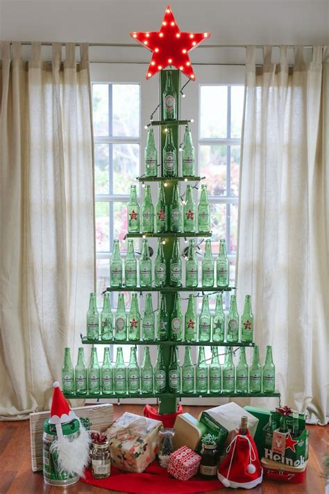 Creative Ways To Make Wine Bottle Christmas Trees