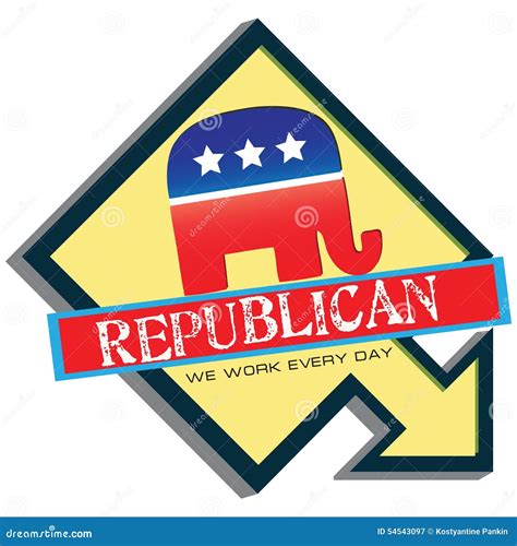 Symbol of US Republican Party Editorial Photography - Illustration of ...